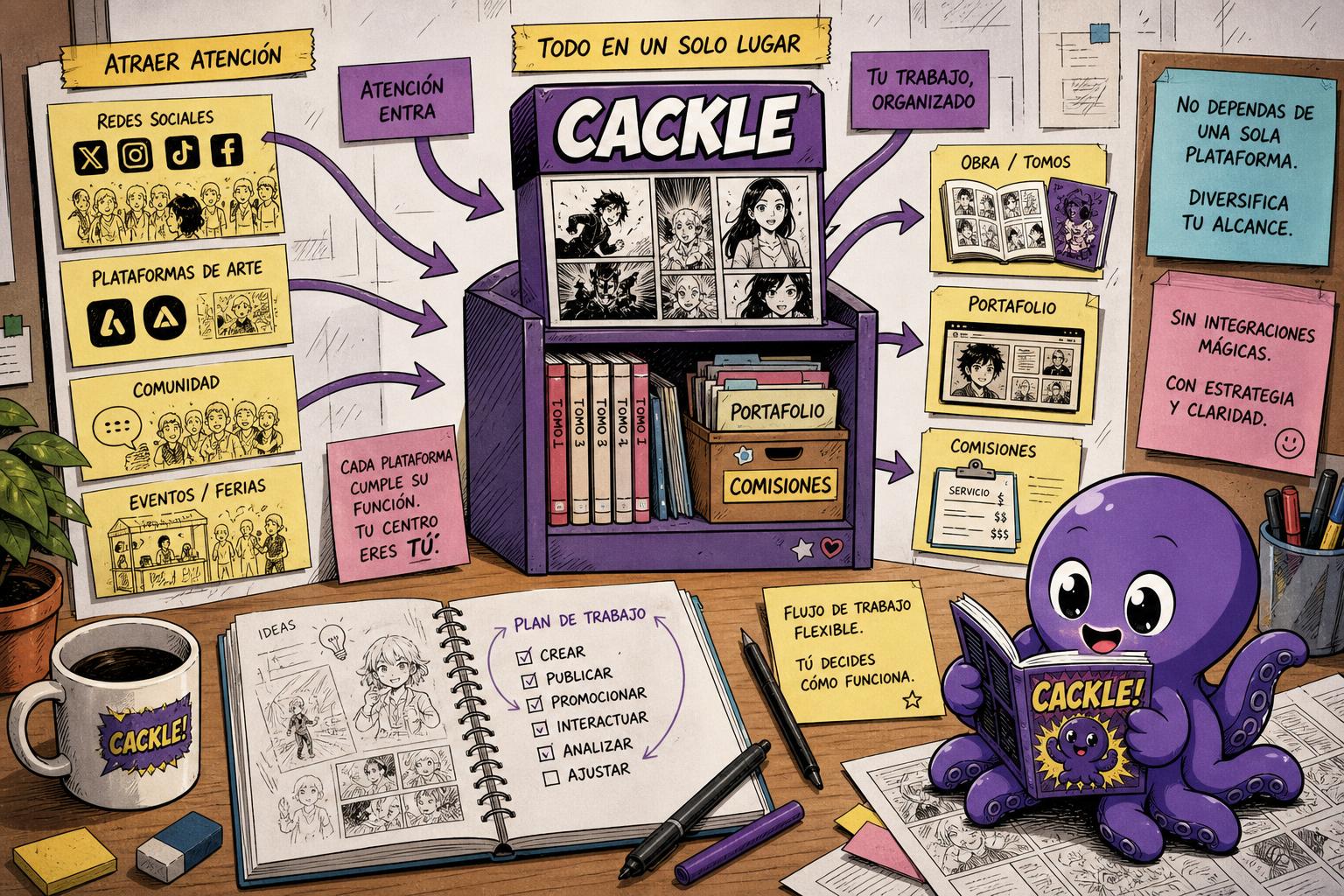Cómo integrar Cackle en tu flujo de trabajo creativo